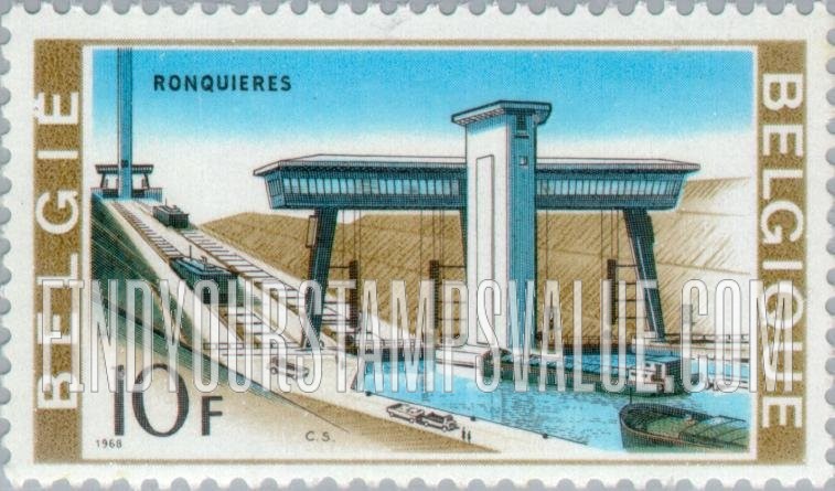 FindYourStampsValue: Ronquieres canal ship lift