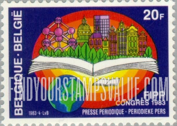 FindYourStampsValue: International Federation for Periodical Press, 24th World Congress, Brussels, May 11-13