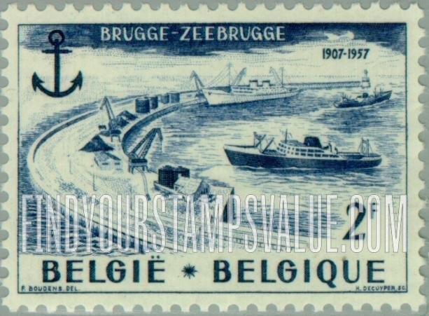 FindYourStampsValue: Zeebrugge Harbor