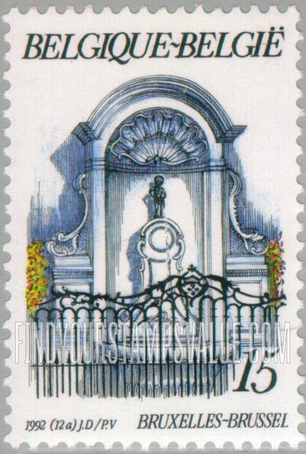 FindYourStampsValue: Tourism: Manneken Pis Fountain, Brussels