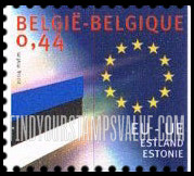 FindYourStampsValue: Expansion of European Union, Flags of newly-admitted countries: Estonia