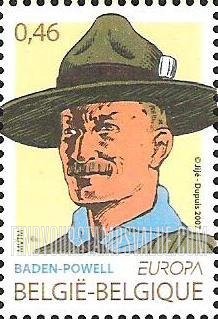 FindYourStampsValue: Europa: Lord Robert Baden-Powell, founder of Scouting movement
