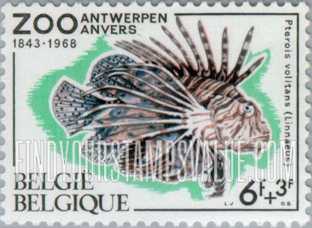 FindYourStampsValue: Semi-Postal, Tropical Fish: Turkeyfish (Pterois volitans)