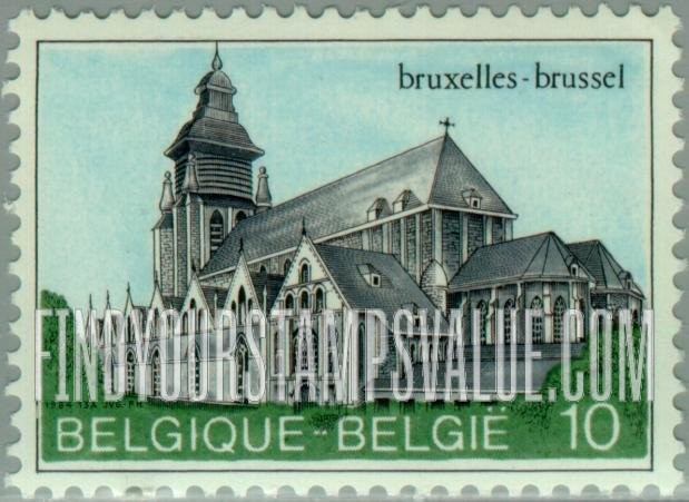 FindYourStampsValue: Notre-Dame de la Chappelle, Brussels
