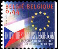 FindYourStampsValue: Expansion of European Union, Flags of newly-admitted countries: Czech Republic