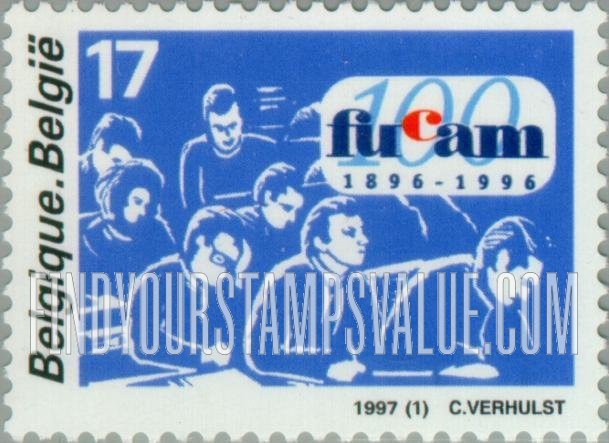 FindYourStampsValue: Catholic Faculty University, Mons, Centenary