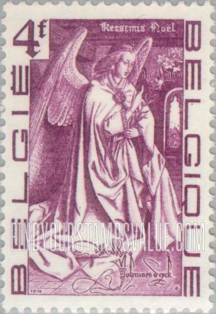FindYourStampsValue: Angel, by Van Eyck Brothers