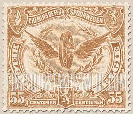 FindYourStampsValue: Parcel Post and Railway: Winged Wheel