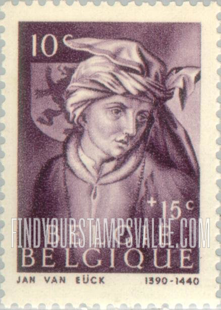 FindYourStampsValue: Semi-Postal: Jan van Eyck