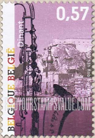 FindYourStampsValue: Tourism: Saxophone, Citadel (Dinant)