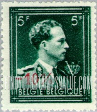 FindYourStampsValue: Leopold III, Crown and V