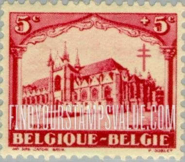 FindYourStampsValue: Semi-Postal: St. Waudru, Mons