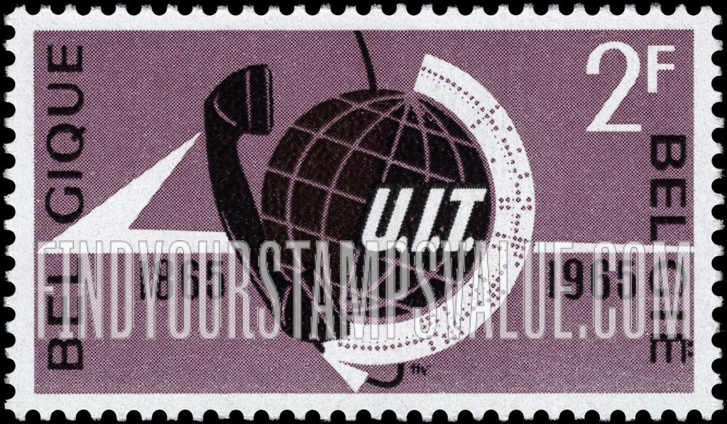 FindYourStampsValue: Telephone, Globe and Teletype Paper