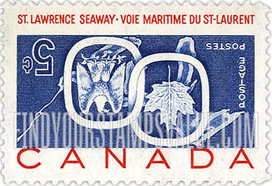 FindYourStampsValue: ST. LAWRENCE SEAWAY
