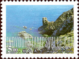 FindYourStampsValue: Penghu National Scenic Areas: Chimei Giant Lion - 澎湖国家风景区: 七美大狮