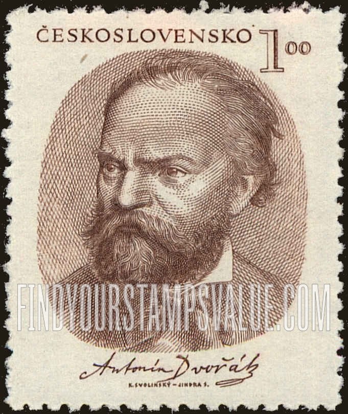 FindYourStampsValue: Antonin Dvorák