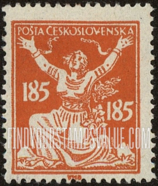 FindYourStampsValue: Czechoslovakia Breaking Chains to Freedom