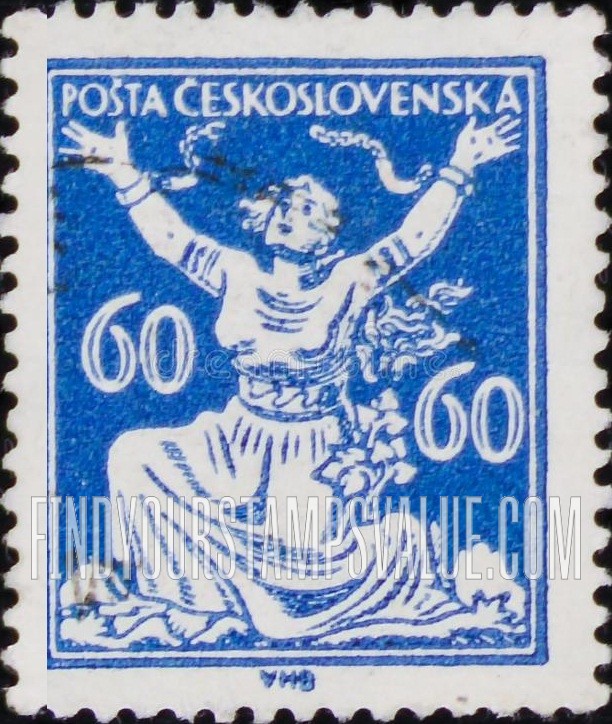 FindYourStampsValue: Czechoslovakia Breaking Chains to Freedom