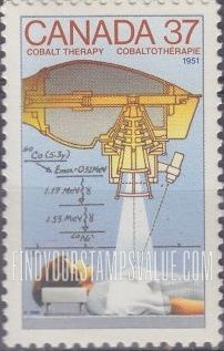 FindYourStampsValue: Science and Technology: Cobalt cancer therapy