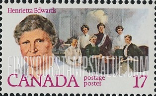 FindYourStampsValue: Henrietta Edwards, (1849-1931) clubwomen.