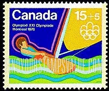 FindYourStampsValue: SEMI-POSTAL STAMPS: Olympic Type of 1973 - Sailing