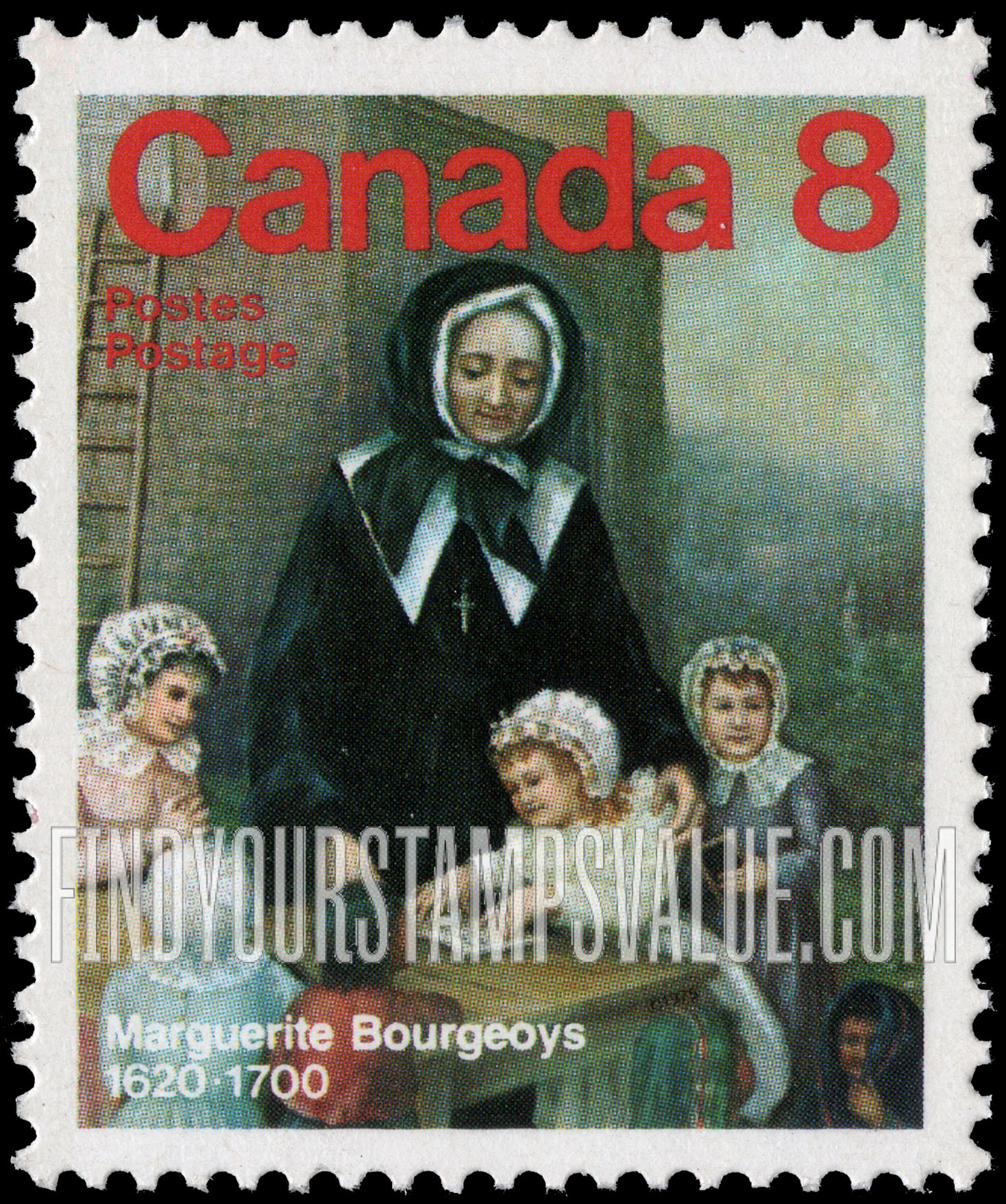 FindYourStampsValue: Marguerite Bourgeoys