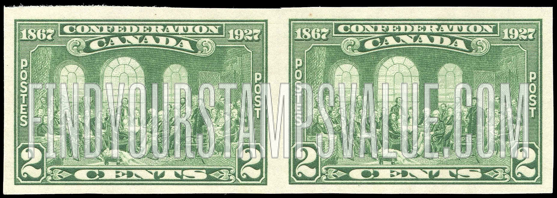 FindYourStampsValue: The Fathers of Confederation