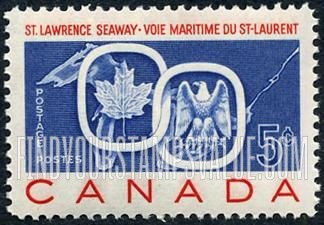 FindYourStampsValue: ST. LAWRENCE SEAWAY