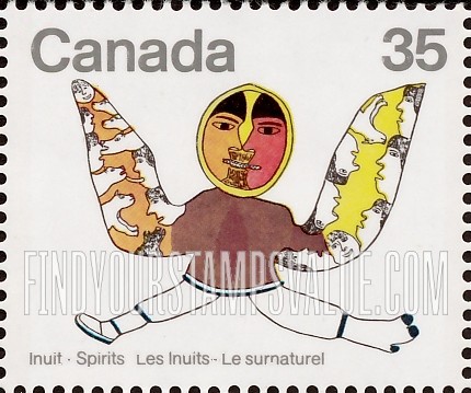 FindYourStampsValue: Shaman, print by Simon Tookoome