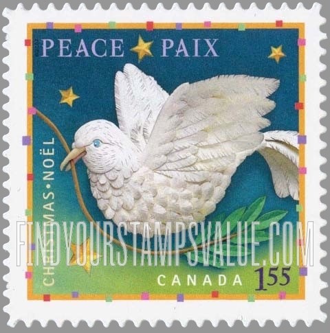 FindYourStampsValue: Christmas: Dove