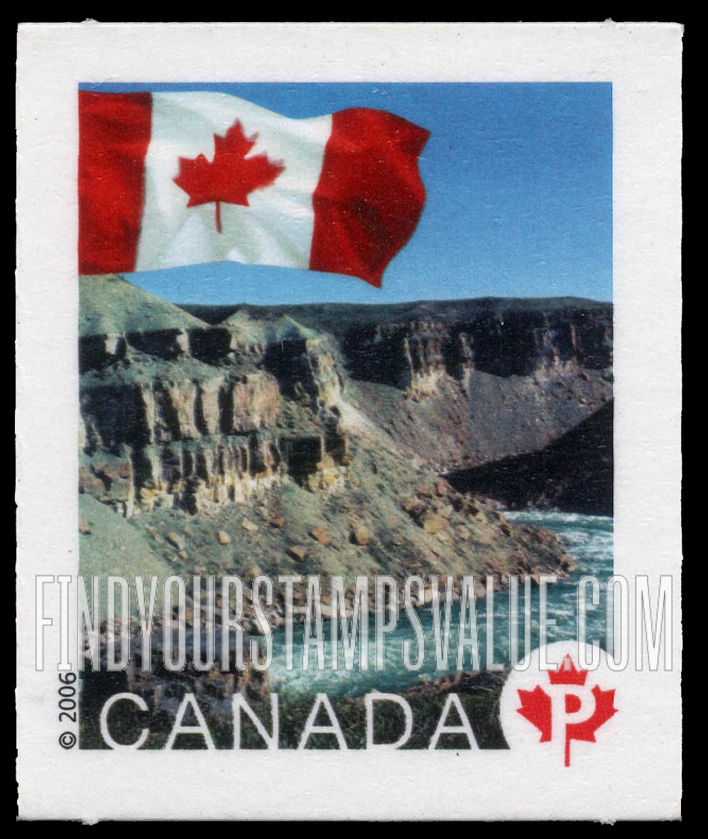 FindYourStampsValue: Flag and Tuktut Nogait National Park, Northwest Territories