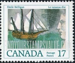 FindYourStampsValue: The Golden Vessel, by Emile Nelligan