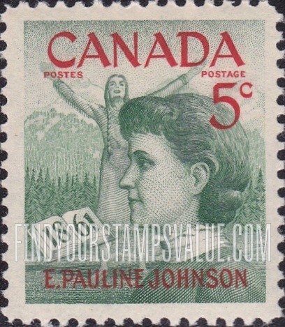 FindYourStampsValue: Emily Pauline Johnson