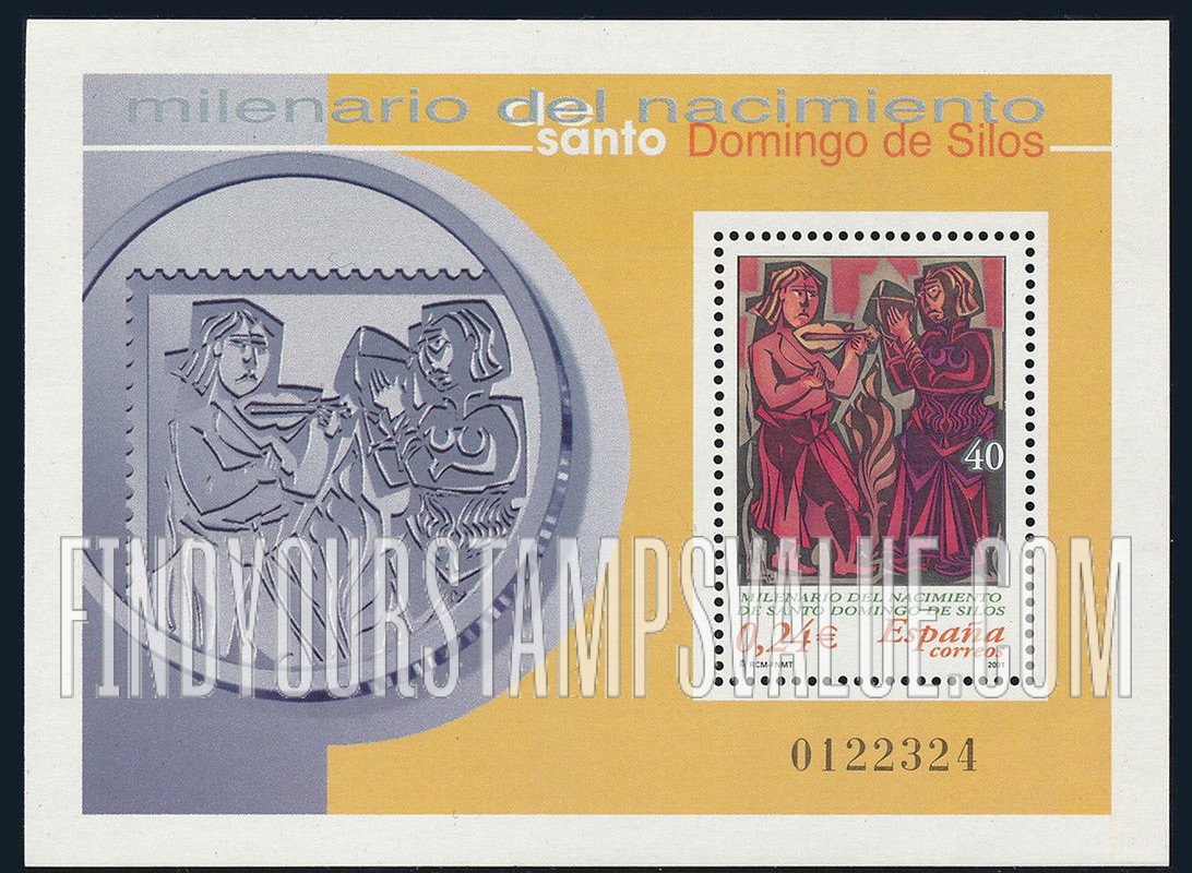 FindYourStampsValue: St. Dominic of Silos (c. 1000-73)