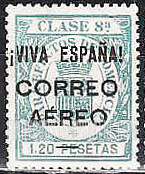 FindYourStampsValue: Revolutionary Overprints, Nationalist (Revolutionary) Forces, Burgos Air Post