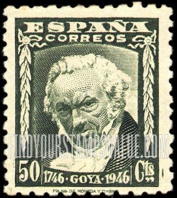 FindYourStampsValue: Francisco de Goya