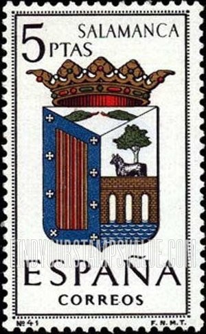 FindYourStampsValue: Provincial Arms Issue: Salamanca