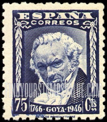 FindYourStampsValue: Francisco de Goya