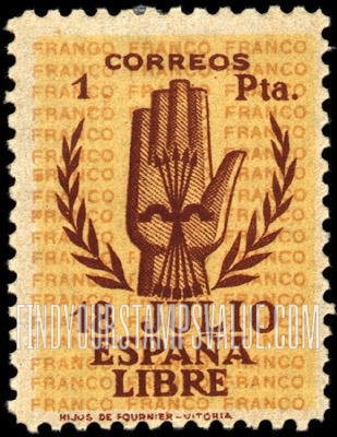 FindYourStampsValue: Emblem of the Falange