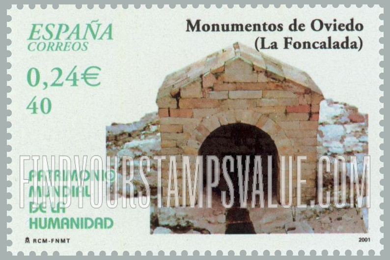 FindYourStampsValue: World Heritage Sites: Monuments of Oviedo