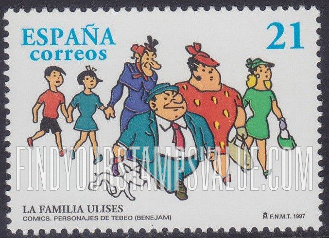 FindYourStampsValue: Comics: The Ulysses Family