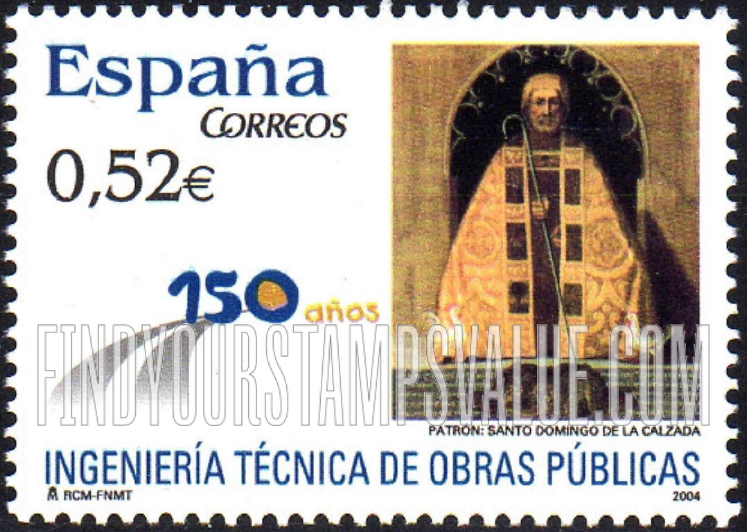 FindYourStampsValue: Department of Technical Engineering of Public Works, 150th Anniversary