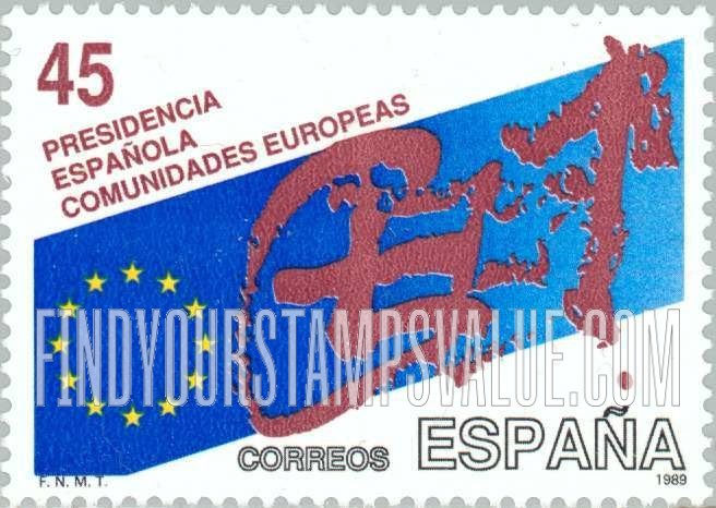 FindYourStampsValue: Spain’s Presidency of the European Economic Community