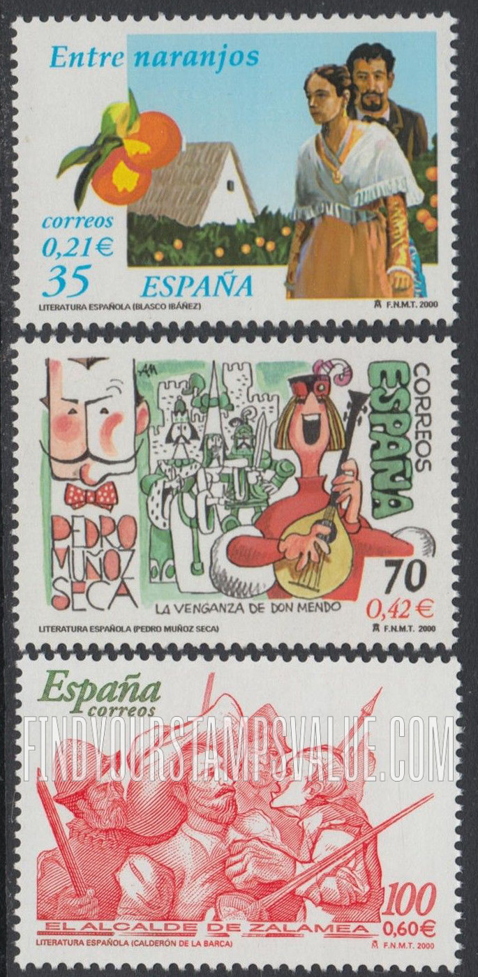 FindYourStampsValue: Spanish Literature