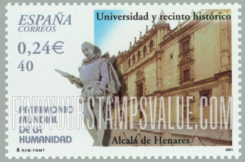FindYourStampsValue: World Heritage Sites: University and Historic Precinct of Alcalá de Henares