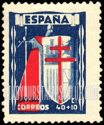 FindYourStampsValue: Semi-Postal: Cross of Lorraine