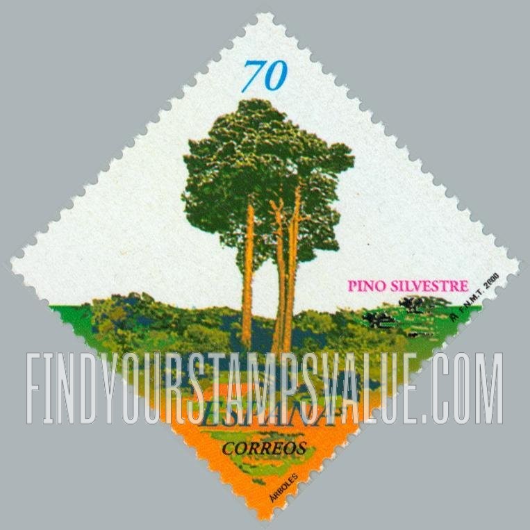 FindYourStampsValue: Trees: Pinus sylvestris