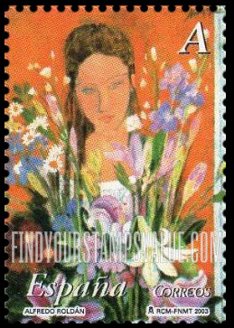 FindYourStampsValue: Paintings by Alfredo Roldán