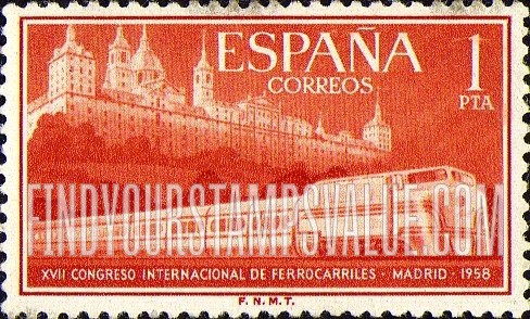 FindYourStampsValue: Escorial and Streamlined Train