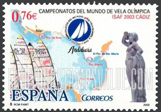FindYourStampsValue: World Sailing Championships, Gulf of Cádiz